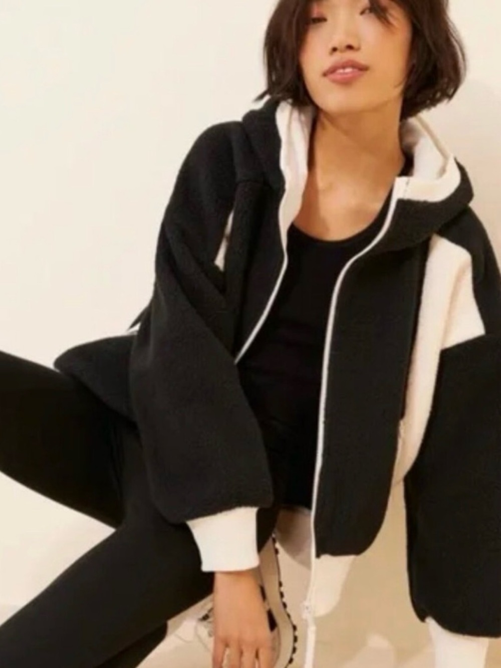 FP Movement Oversized Zip Up Hoodie